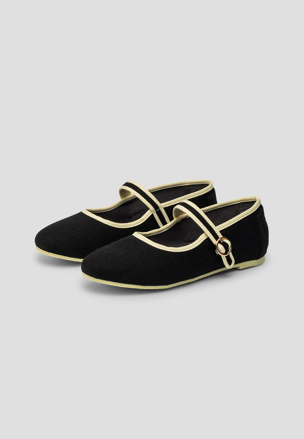 paez MARY JANE LINEN BLACK Outlet