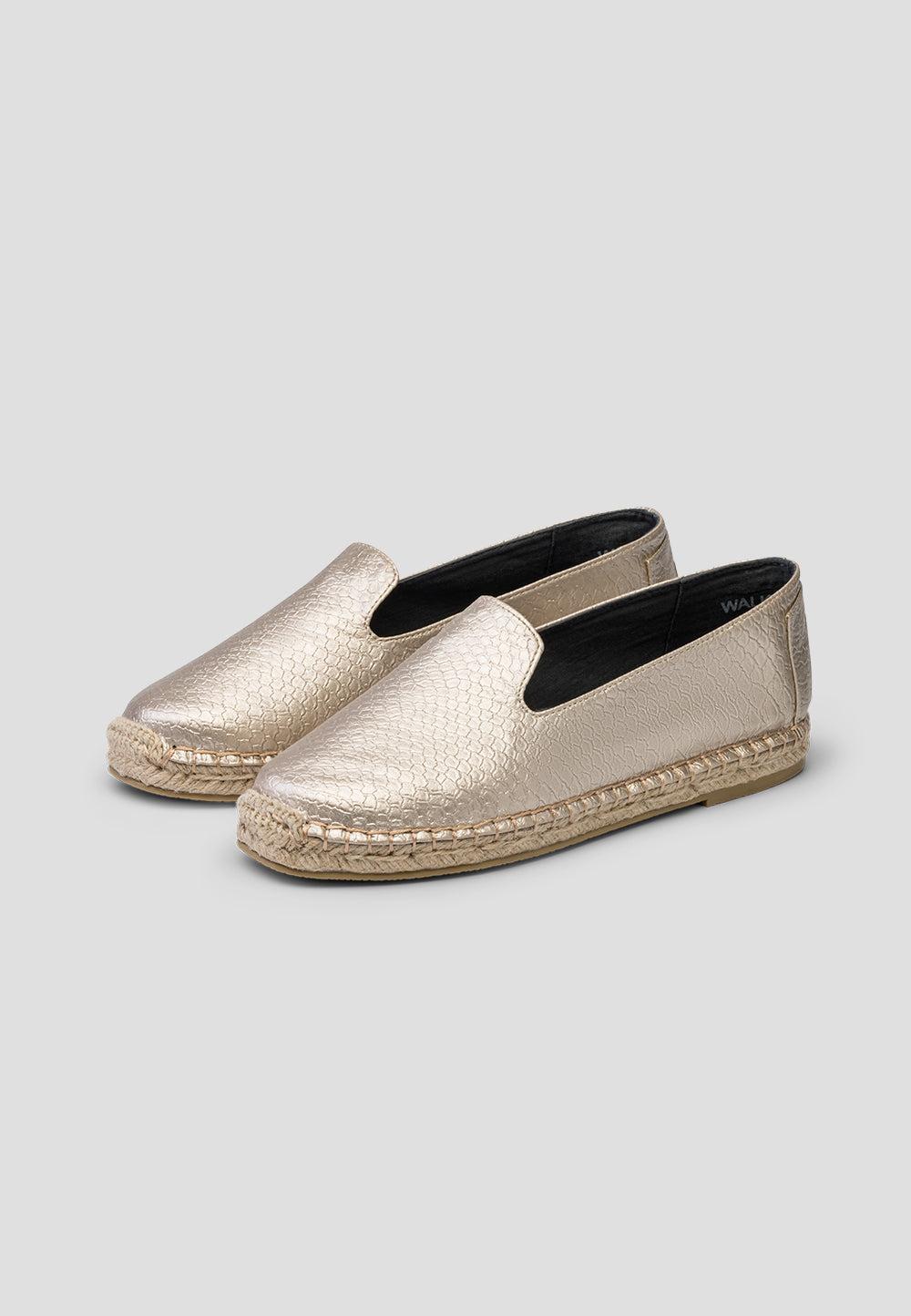 paez MOC VEGAN LEATHER SNAKE GOLD En oferta