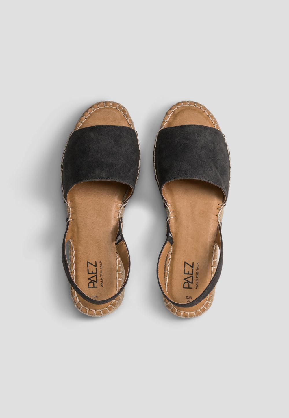 paez HEEL SANDAL BLACK Descuentos del mes