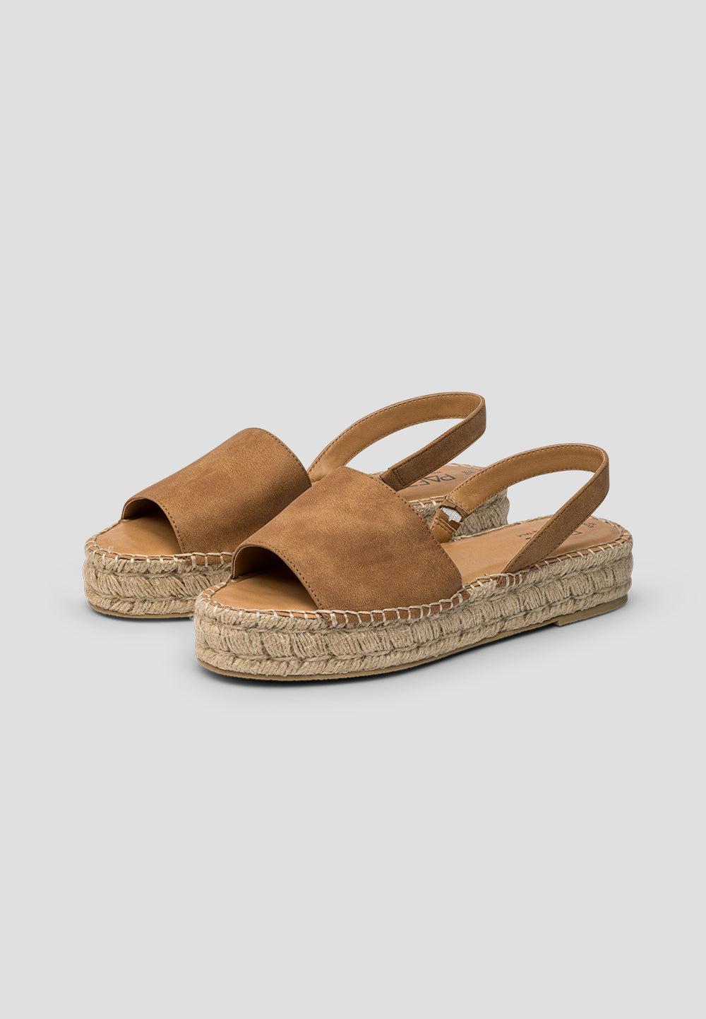paez HEEL SANDAL CAMEL Oferta exclusiva