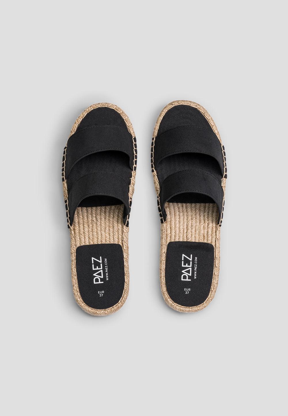paez SANDAL STRAPS BLACK Última moda