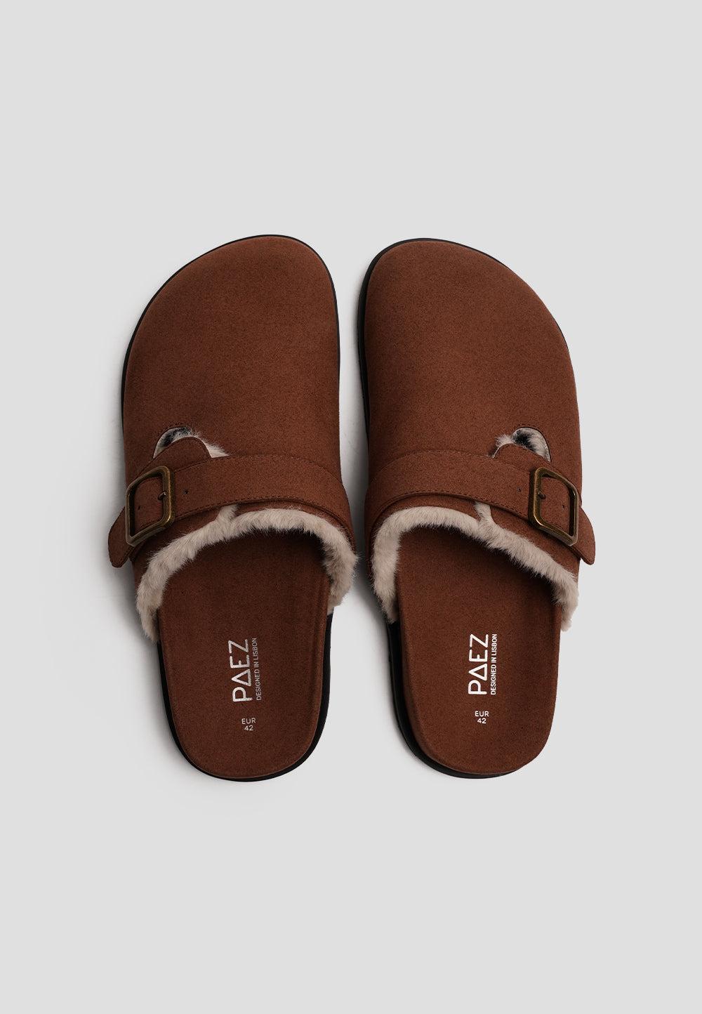 paez CLOG VEGAN SUEDE CAMEL En línea