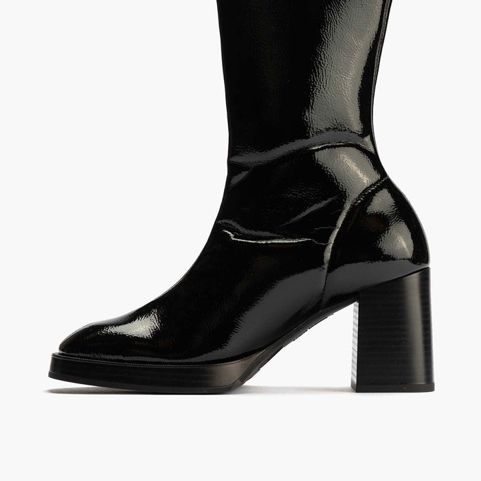 pitillos Botín Charol Strech de mujer color negro Limitado a 3 días