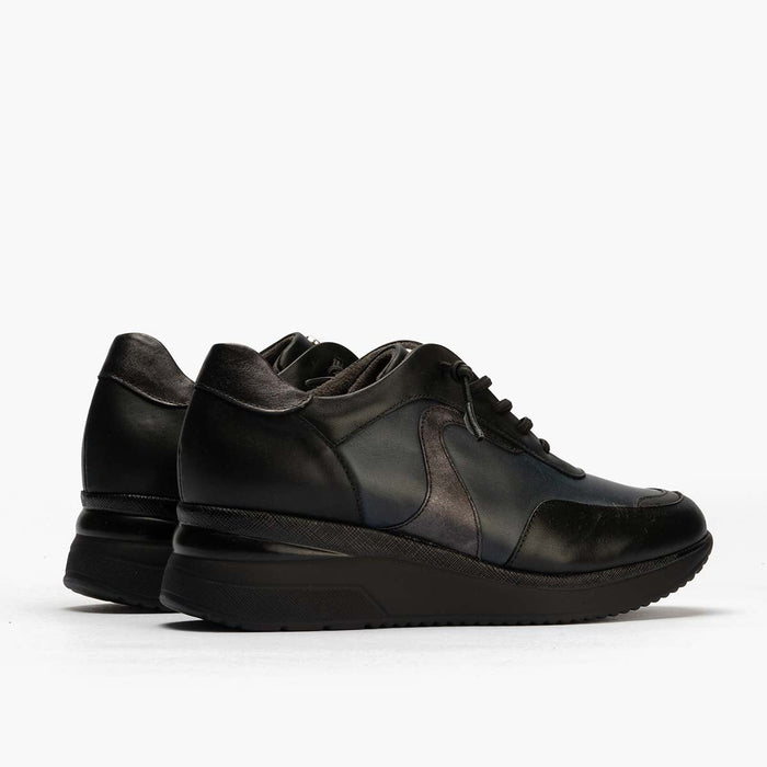 pitillos Zapato Deportivo Cordones de mujer color negro Precios de Black Friday