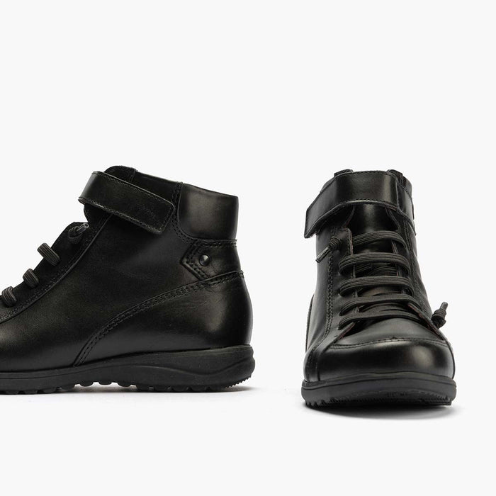 pitillos Botín Cordon Elástico mujer color negro Outlet