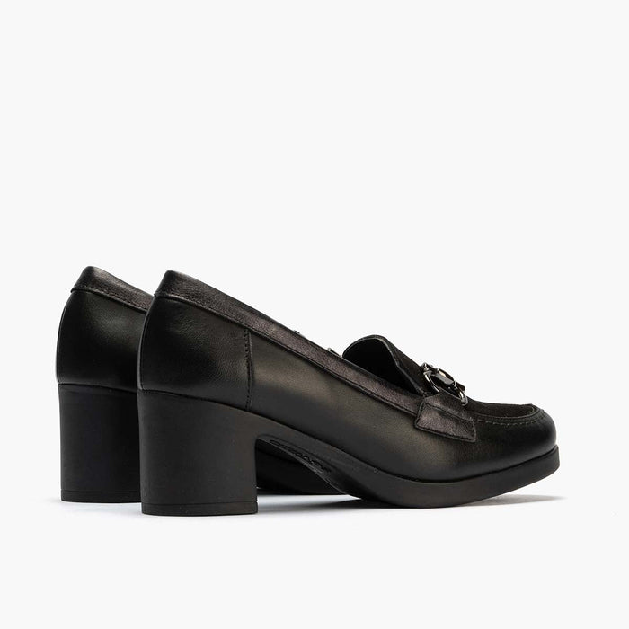 pitillos Mocasín Combinado mujer color negro Ofertas