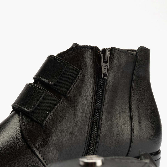 pitillos Botín con Correa mujer color negro Gran oferta