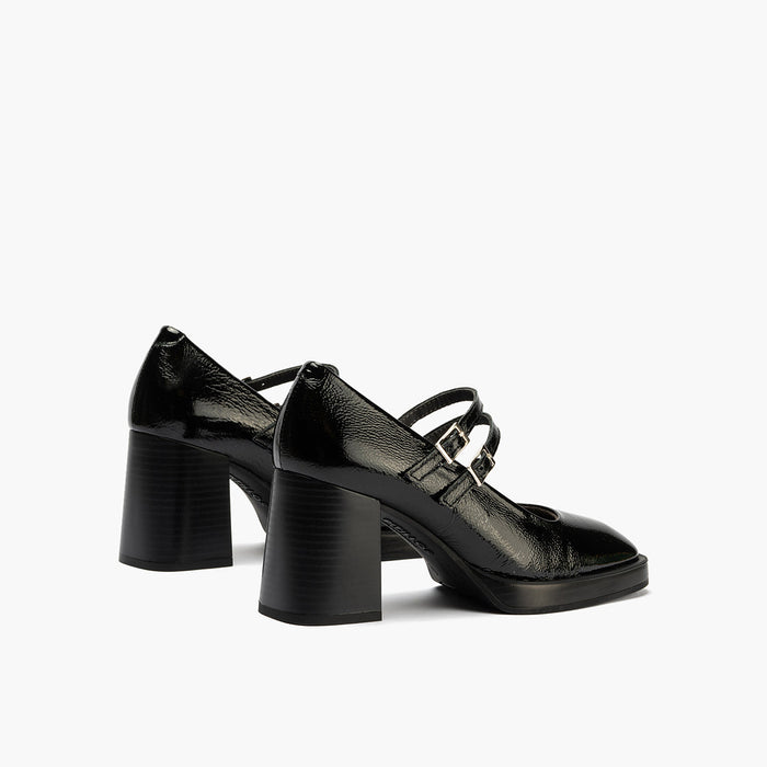 pitillos Mercedes en Charol de mujer color negro Descuento