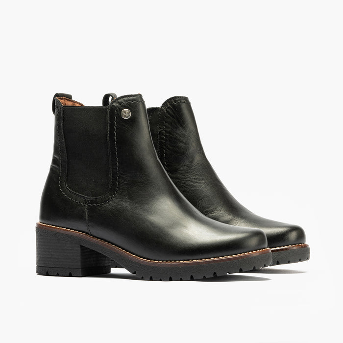 pitillos Botín Chelsea en Napa de mujer color negro Rebajas online