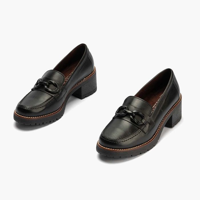 pitillos Mocasín en Napa mujer color negro Envío gratis