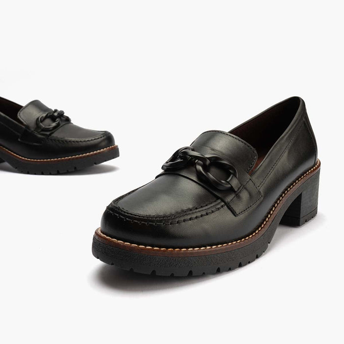 pitillos Mocasín en Napa mujer color negro Envío gratis