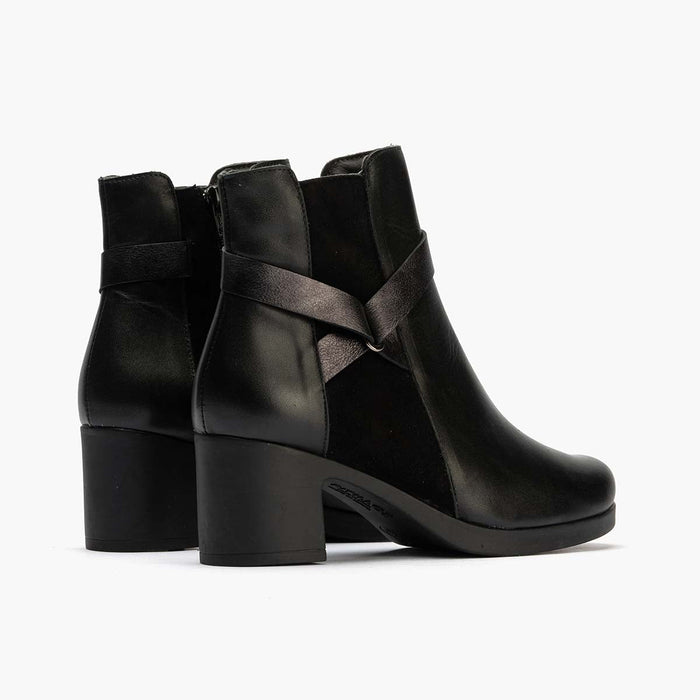 pitillos Botín Combinado de mujer color negro Promoción por tiempo limitado