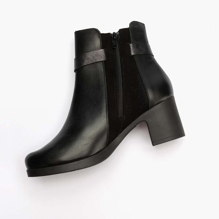 pitillos Botín Combinado de mujer color negro Promoción por tiempo limitado