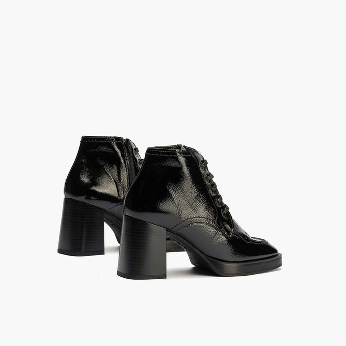 pitillos Botín Flecos mujer color negro Precios de Black Friday