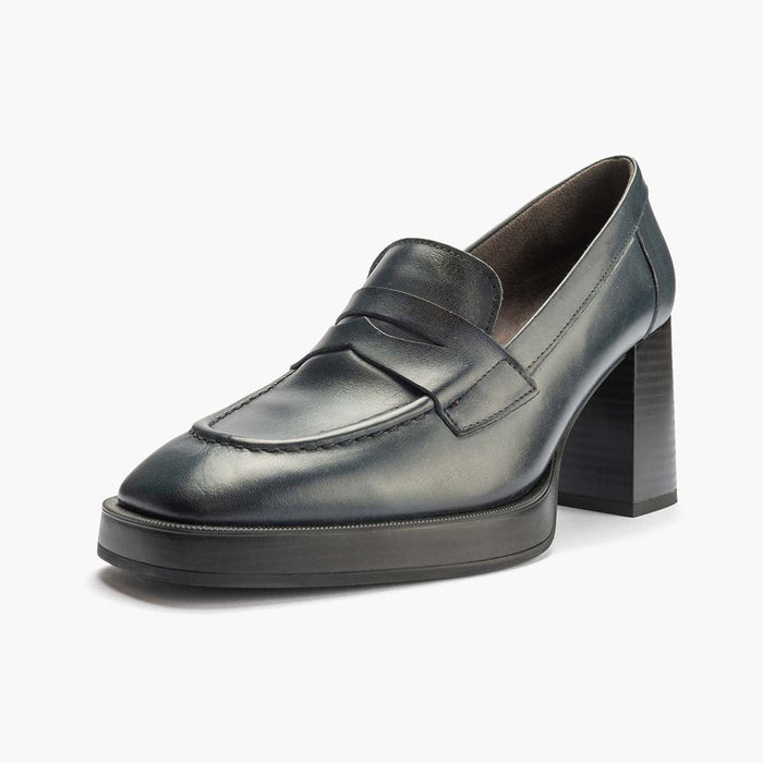 pitillos Mocasín en Napa para mujer color marino Ofertas de temporada
