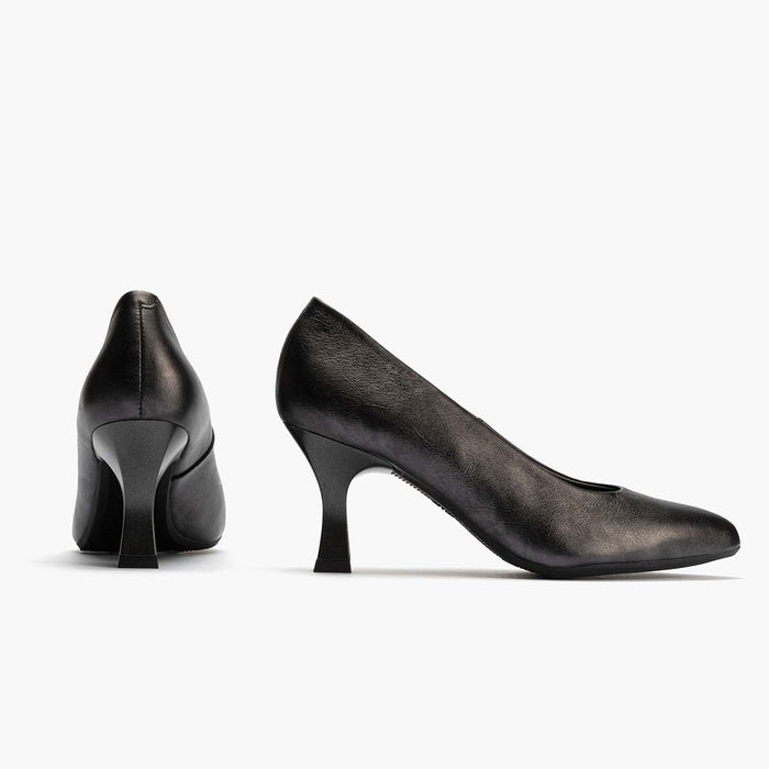 pitillos Zapato de Salón Laminado de mujer color antracita Rebajas de fin de temporada