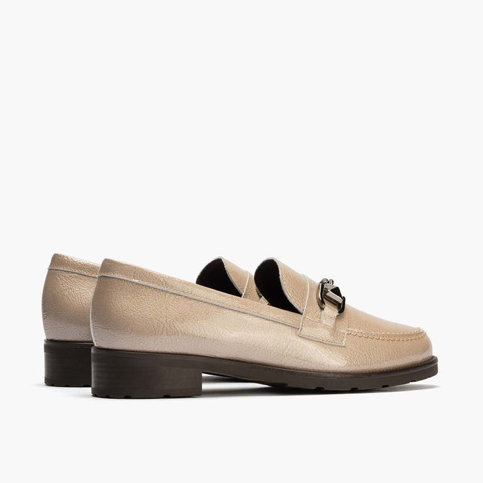 pitillos Mocasín Adorno mujer color piedra Outlet online