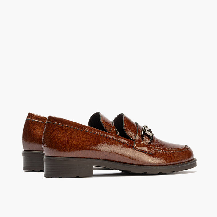 pitillos Mocasín Adorno para mujer color cuero Ofertas