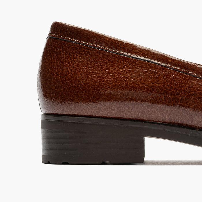 pitillos Mocasín Adorno para mujer color cuero Ofertas