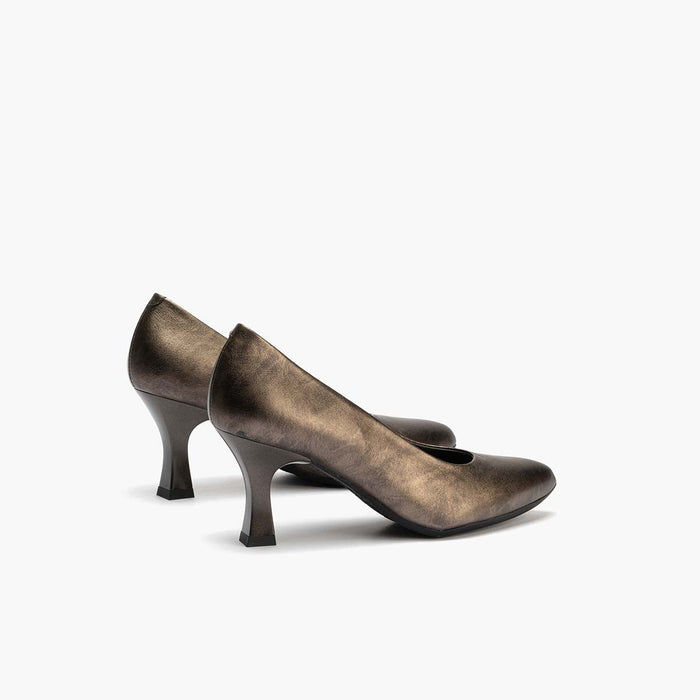 pitillos Zapato de Salón Laminado mujer color bronce Descuento