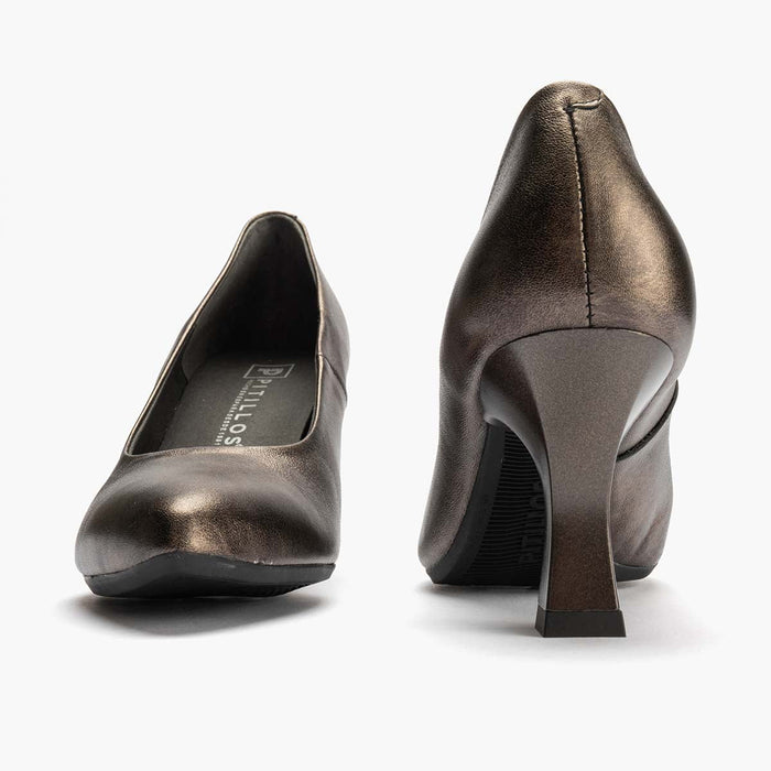 pitillos Zapato de Salón Laminado mujer color bronce Descuento
