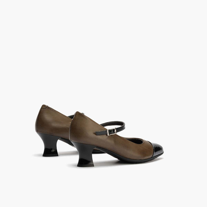 pitillos Mercedes Combinado Napa de mujer color kaki Tienda