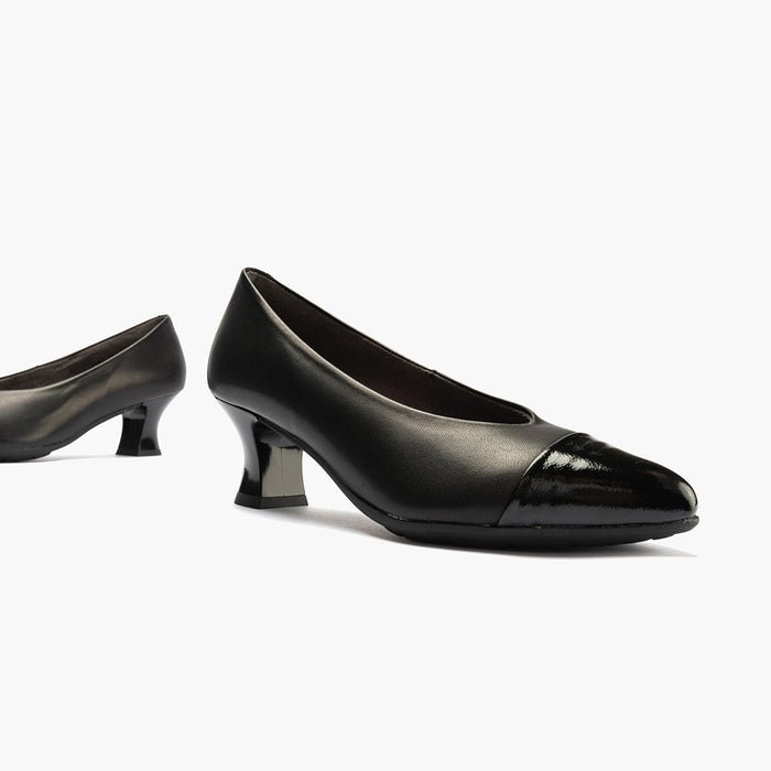 pitillos Zapato de Salón Combinado Napa para mujer color negro Mejor oferta