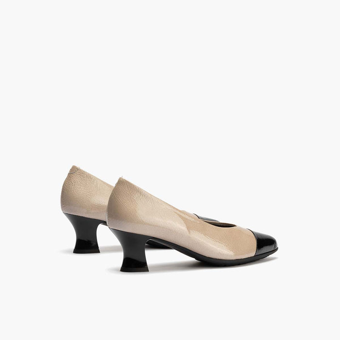 pitillos Zapato de Salón Combinado Charol para mujer color piedra Rebajas top