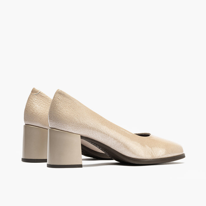 pitillos Zapato de Salón en Charol mujer color piedra Superdescuento
