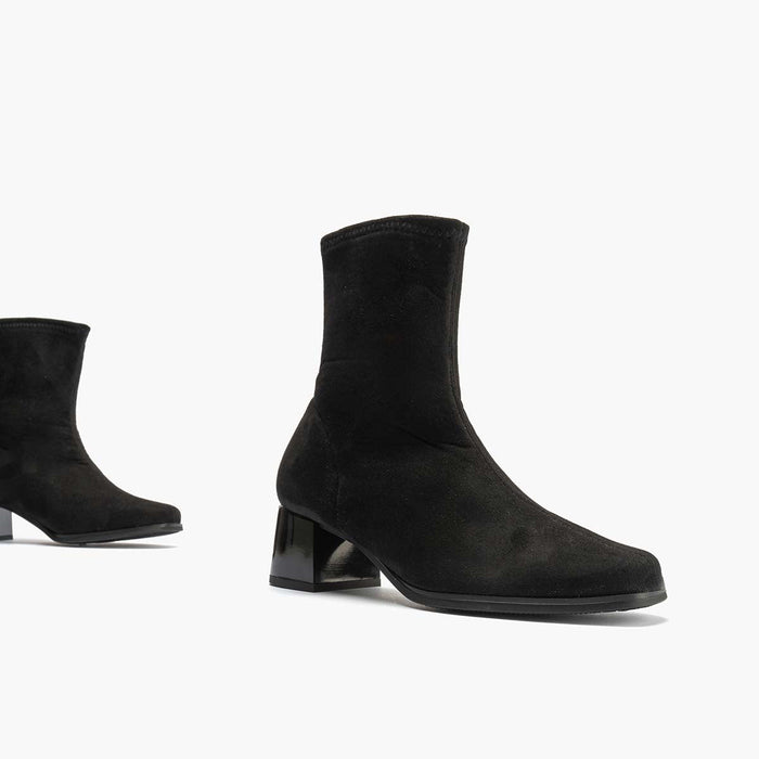 pitillos Botín Lycra de mujer color negro Liquidación
