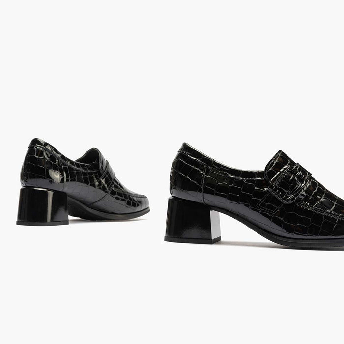 pitillos Zapato Abotinado en Coco para mujer color negro Precios de Black Friday