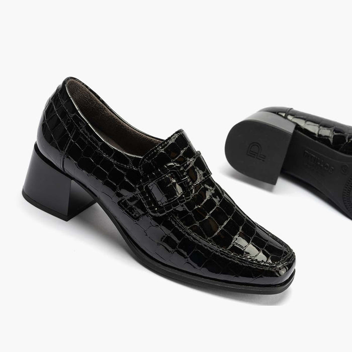 pitillos Zapato Abotinado en Coco para mujer color negro Precios de Black Friday