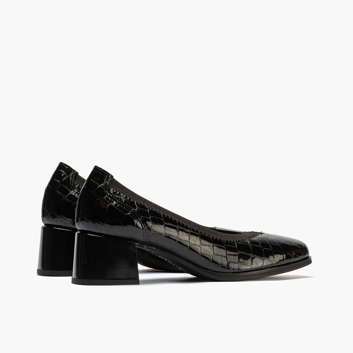 pitillos Zapato de Salón Pico con Elástico de mujer color negro Descuentos del mes