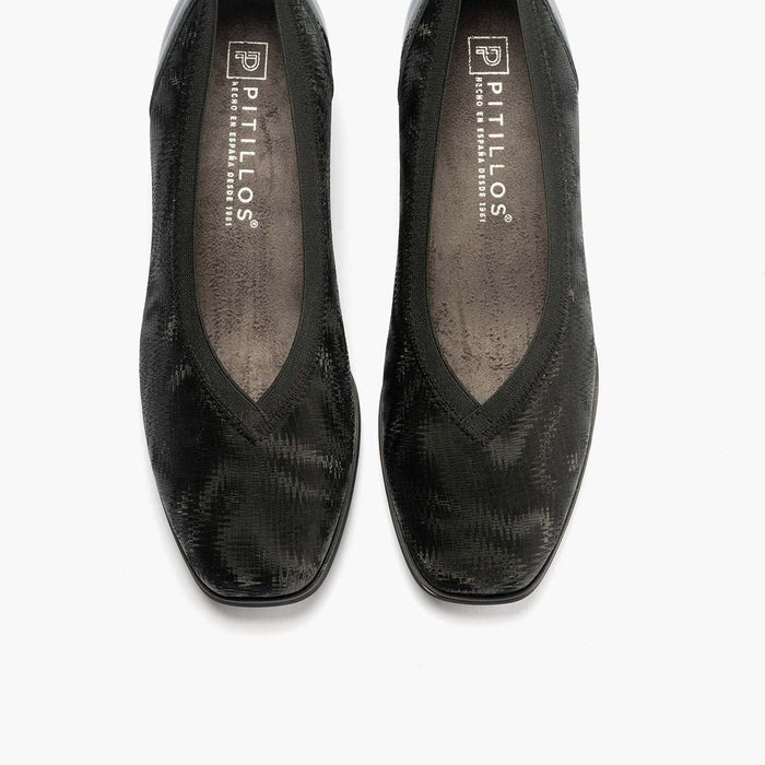 pitillos Zapato de Salón Pico con Elásticos para mujer color negro Descuento por venta flash