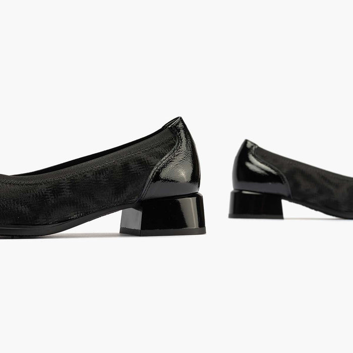 pitillos Zapato de Salón Pico con Elásticos para mujer color negro Descuento por venta flash