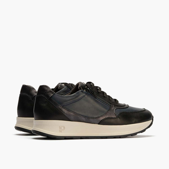 pitillos Zapato Deportivo con Cremallera de mujer color negro Descuento por venta flash