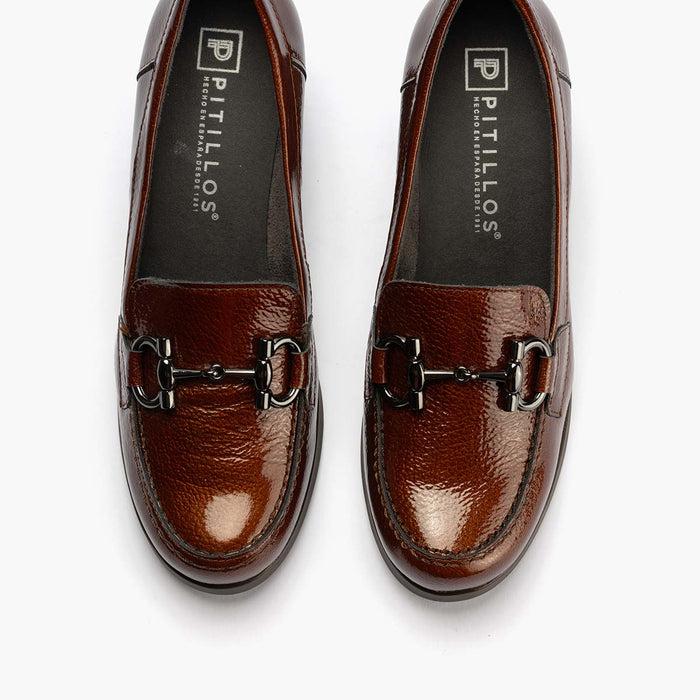 pitillos Mocasín para mujer color cuero Grandes ahorros