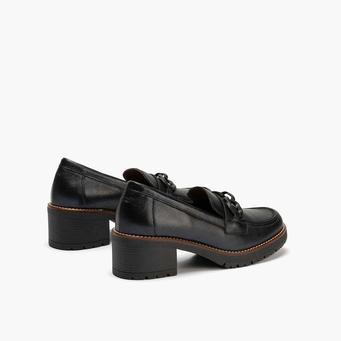 pitillos Mocasín en Laminado mujer color marino Rebajas de fin de temporada