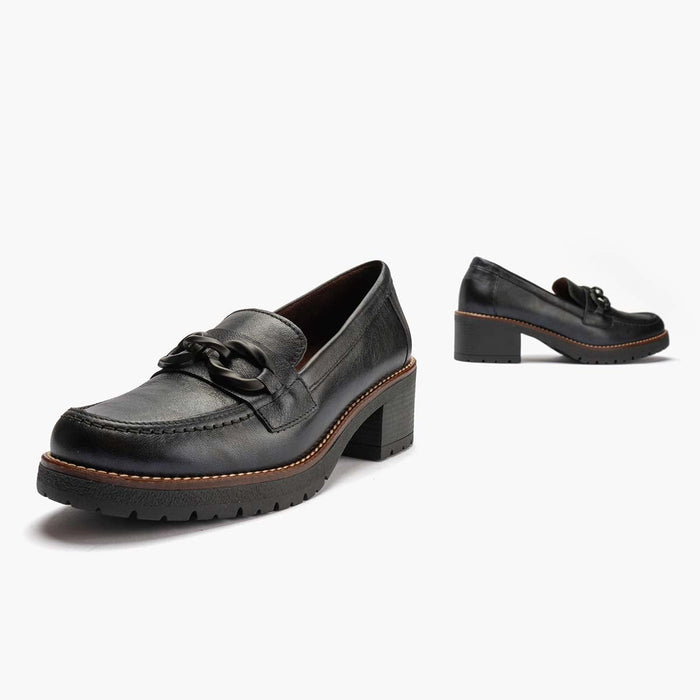 pitillos Mocasín en Laminado mujer color marino Rebajas de fin de temporada