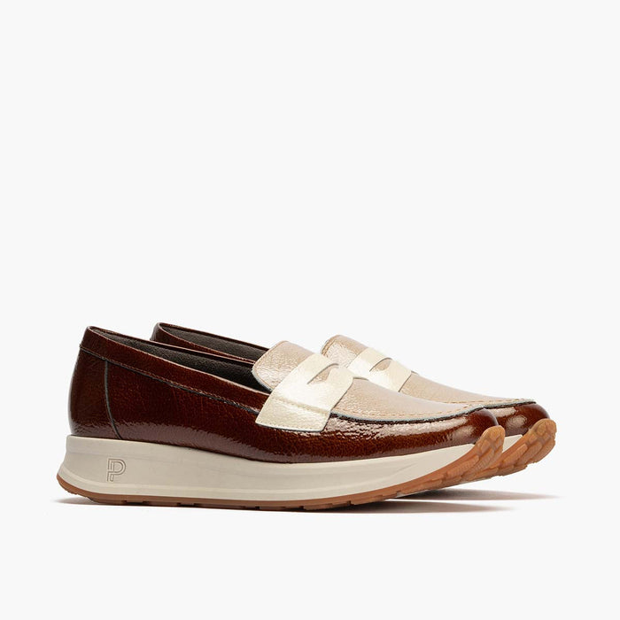 pitillos Mocasín Tricolor para mujer color cuero Devoluciones gratuitas