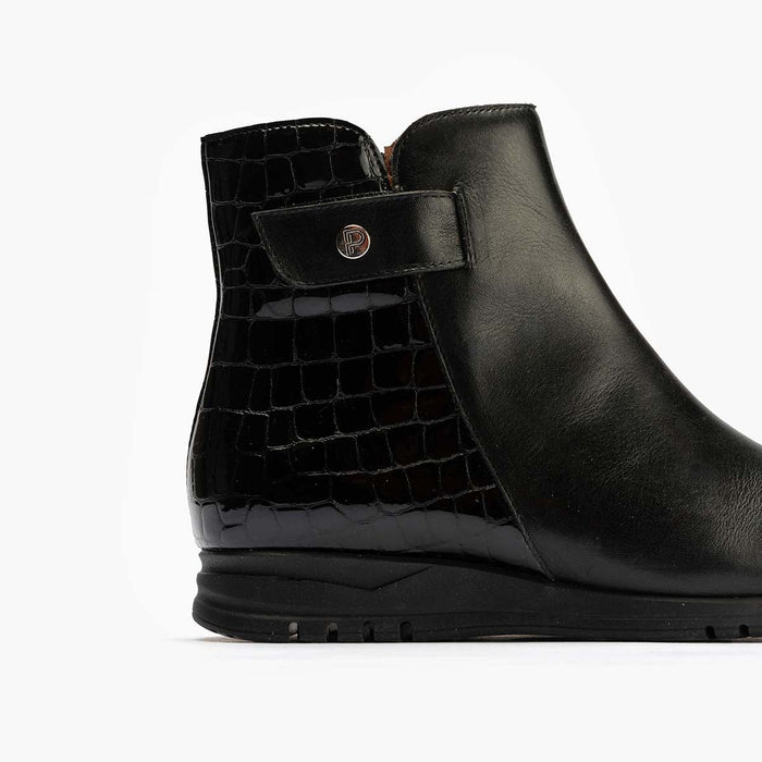 pitillos Botín Combinado de mujer color negro En línea