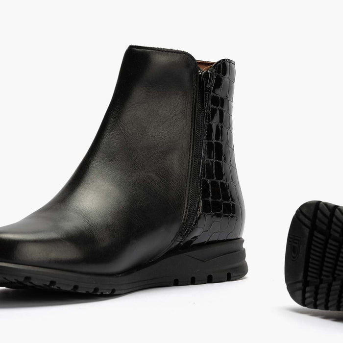pitillos Botín Combinado de mujer color negro En línea