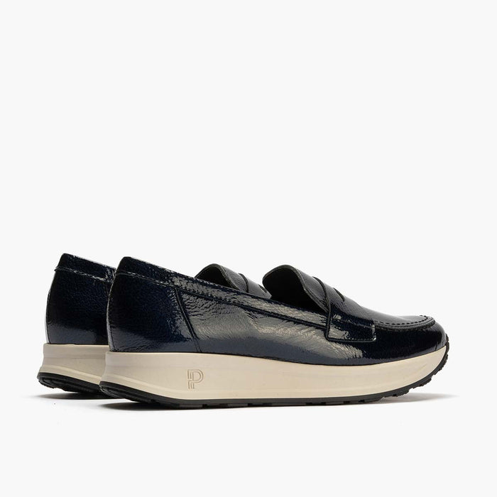 pitillos Mocasín Charol de mujer color marino Outlet online