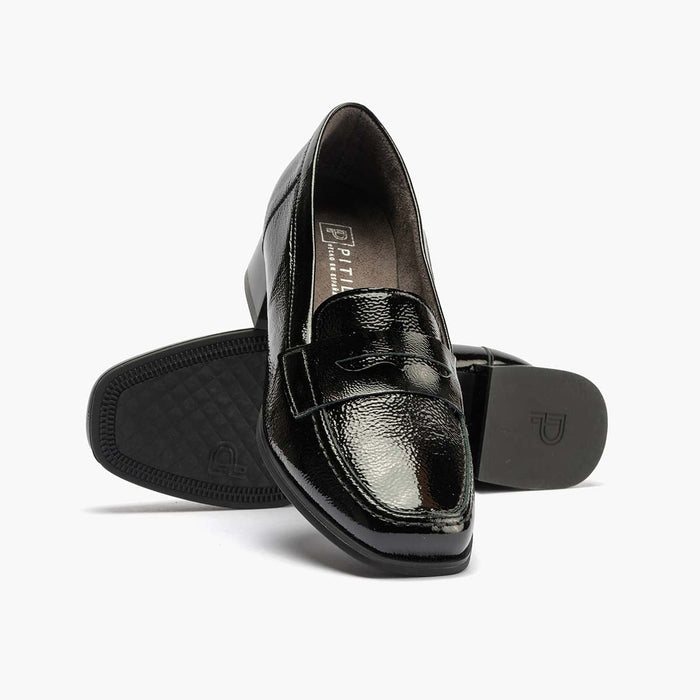 pitillos Mocasín en Charol para mujer color negro Limitado a 3 días