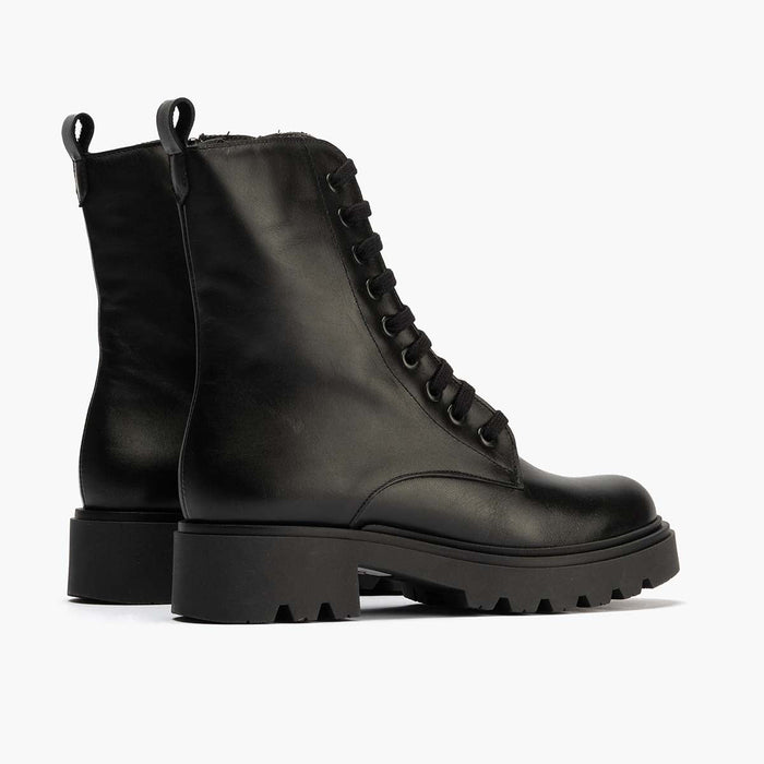 pitillos Bota Militar en Napa mujer color negro Oferta exclusiva