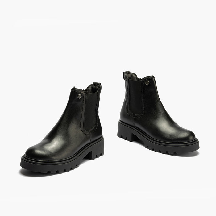 pitillos Botín Chelsea en Napa mujer color negro Última moda