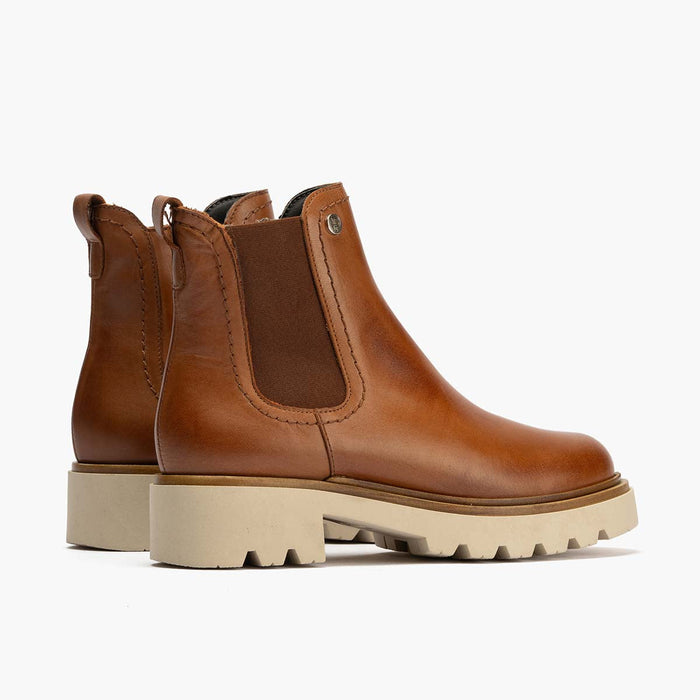 pitillos Botín Chelsea en Napa mujer color cuero Descuento por venta flash