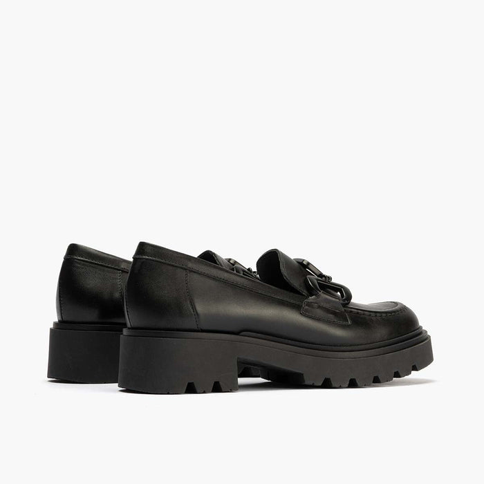 pitillos Mocasín en Napa mujer color negro Rebajas de fin de temporada