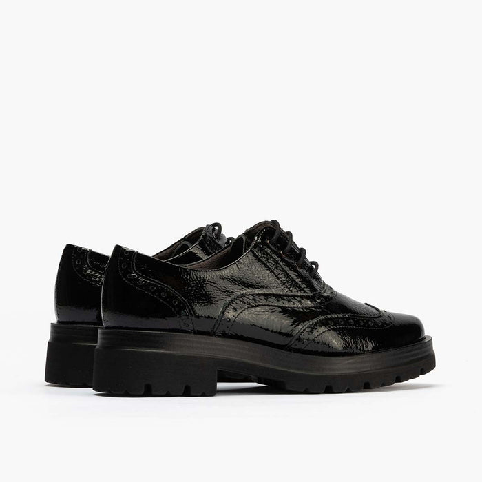 pitillos Zapato Inglés en Charol para mujer color negro Outlet online