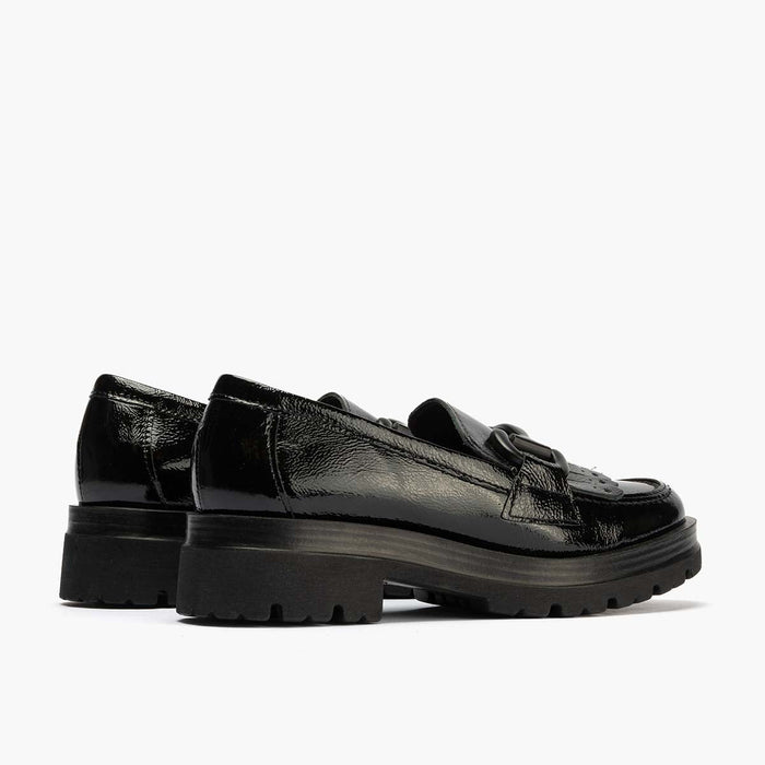 pitillos Mocasín en Charol para mujer color negro En oferta